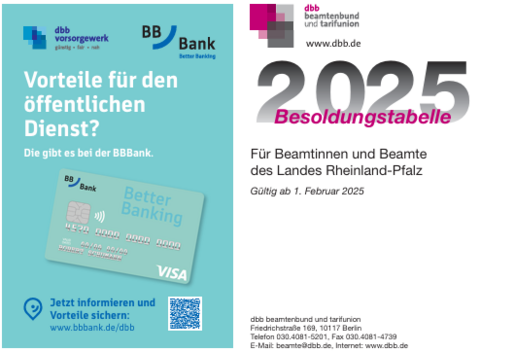 Bild: Besoldungstabelle